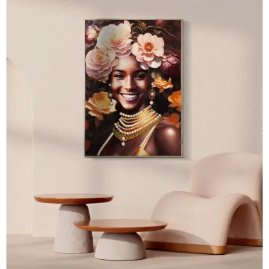 OBRAZ NA PŁÓTNIE Z RAMĄ ZENA -B- 72 4,5 102 cm